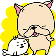 Frebull-chan & Azarashi-chan sticker #13317814