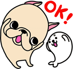 Frebull-chan & Azarashi-chan sticker #13317815