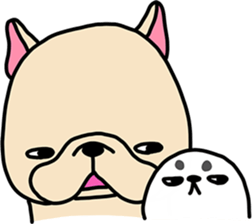 Frebull-chan & Azarashi-chan sticker #13317823