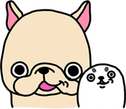 Frebull-chan & Azarashi-chan sticker #13317824