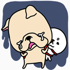 Frebull-chan & Azarashi-chan sticker #13317827