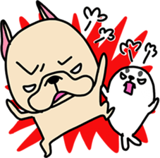 Frebull-chan & Azarashi-chan sticker #13317829