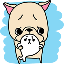 Frebull-chan & Azarashi-chan sticker #13317830