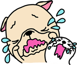 Frebull-chan & Azarashi-chan sticker #13317831