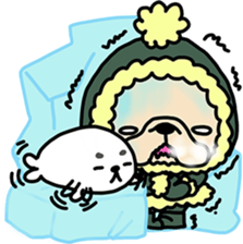Frebull-chan & Azarashi-chan sticker #13317837