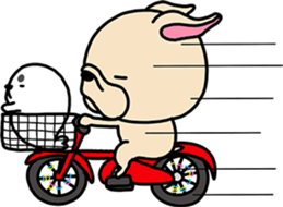 Frebull-chan & Azarashi-chan sticker #13317842