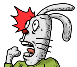 I am a rabbit!!!!!!! sticker #13318612