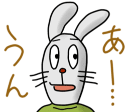I am a rabbit!!!!!!! sticker #13318622