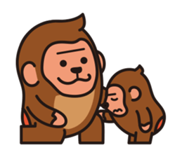 Chibi-istu Animal's family Sticker 1.5 sticker #13318683