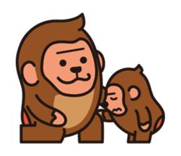 Chibi-istu Animal's family Sticker 1.5 sticker #13318683