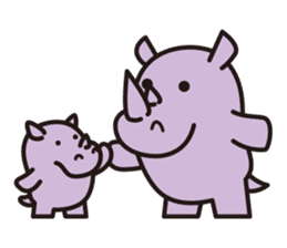 Chibi-istu Animal's family Sticker 1.5 sticker #13318686