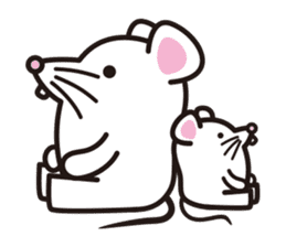 Chibi-istu Animal's family Sticker 1.5 sticker #13318692