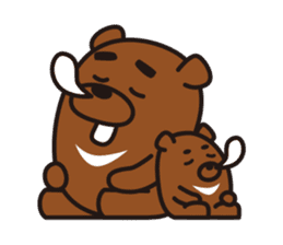 Chibi-istu Animal's family Sticker 1.5 sticker #13318704