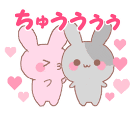 Love rabbit -AISARE USAGI- 2 sticker #13318882