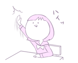 High school girls who dream.Yumemi-chan. sticker #13319224