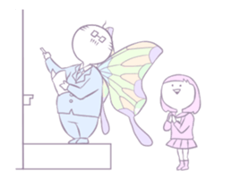 High school girls who dream.Yumemi-chan. sticker #13319231