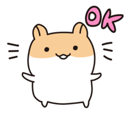 Charming hamster Pommy sticker #13319623