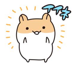 Charming hamster Pommy sticker #13319624