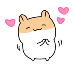 Charming hamster Pommy sticker #13319625