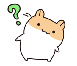 Charming hamster Pommy sticker #13319632