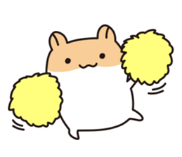 Charming hamster Pommy sticker #13319636