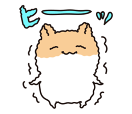 Charming hamster Pommy sticker #13319639