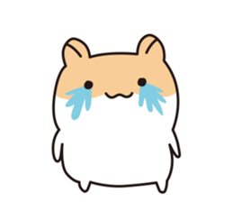 Charming hamster Pommy sticker #13319640