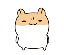 Charming hamster Pommy sticker #13319642