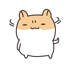 Charming hamster Pommy sticker #13319643