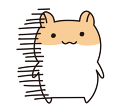 Charming hamster Pommy sticker #13319647