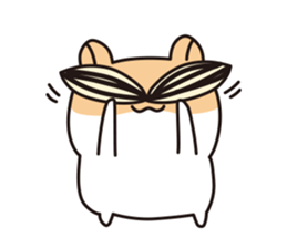 Charming hamster Pommy sticker #13319649