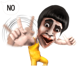 Crazy - Star man sticker #13319918