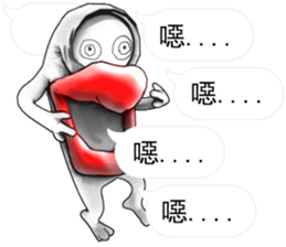 Crazy - Star man sticker #13319933