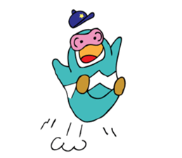 Go for it Flightless bird sticker #13320503