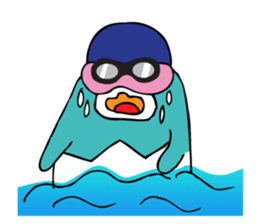 Go for it Flightless bird sticker #13320509