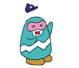 Go for it Flightless bird sticker #13320516