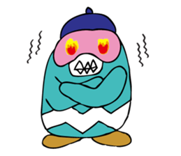 Go for it Flightless bird sticker #13320517