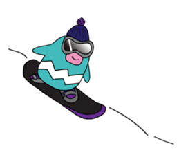 Go for it Flightless bird sticker #13320525
