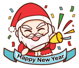 Santa Claus is coming sticker #13320727
