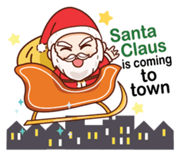 Santa Claus is coming sticker #13320729