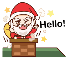 Santa Claus is coming sticker #13320759