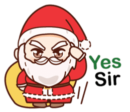 Santa Claus is coming sticker #13320763