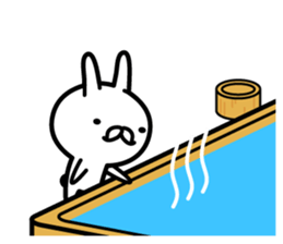 Duke rabbit in English sticker #13321511