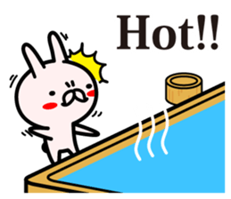 Duke rabbit in English sticker #13321512