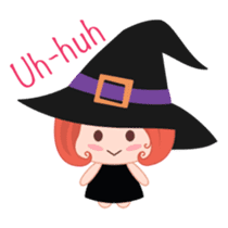 Wikie - A little witch sticker #13322078