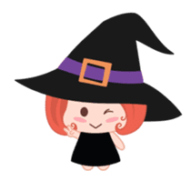 Wikie - A little witch sticker #13322089