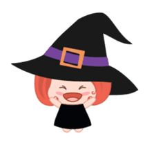 Wikie - A little witch sticker #13322090