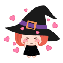 Wikie - A little witch sticker #13322093