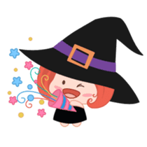 Wikie - A little witch sticker #13322094