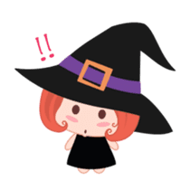 Wikie - A little witch sticker #13322098